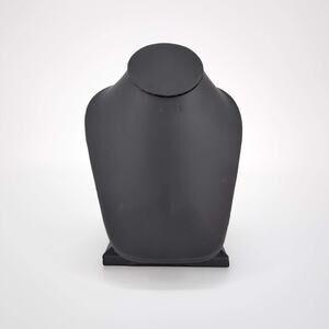 Black Leatherette Necklace Display Jewelry Pendant Stand Fixture Showcase - GUC